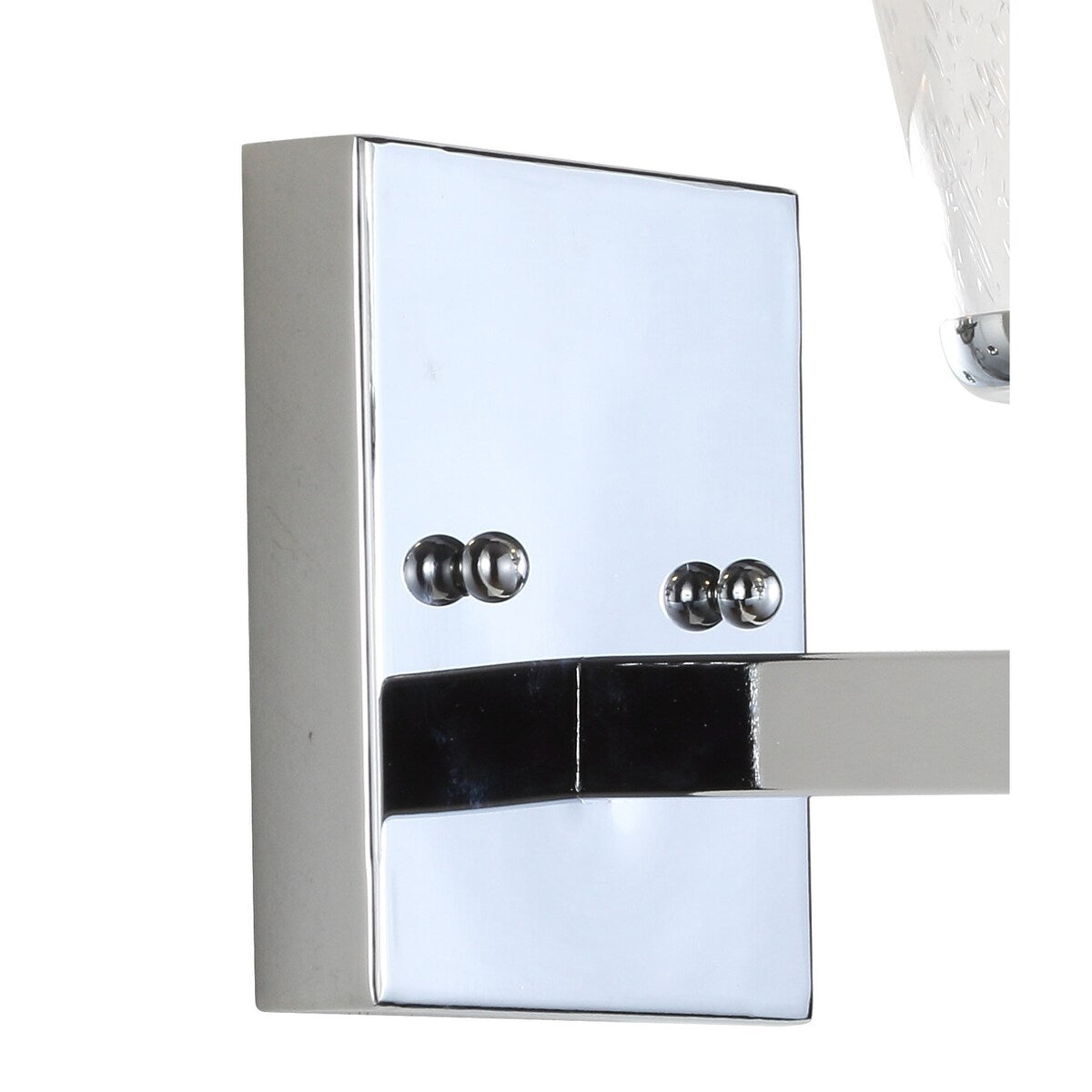 Marion 21" 3-light Hurricane Metal/Glass Vanity Light, Chrome by JONATHAN Y