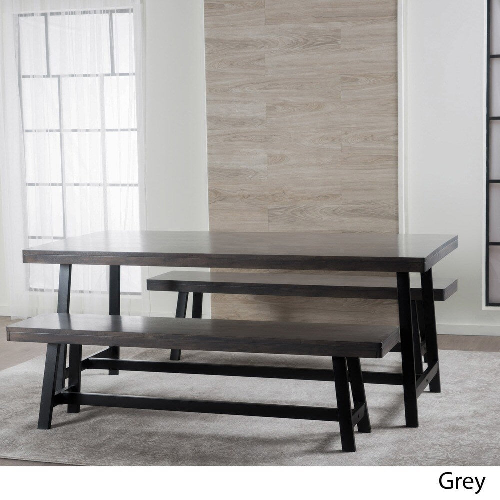 Marion Wood 3-piece Picnic Dining Set by Christopher Knight Home