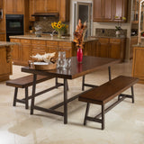 Marion Wood 3-piece Picnic Dining Set by Christopher Knight Home