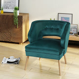 Mariposa Mid-century Velvet Accent Chair by Christopher Knight Home