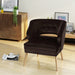 Mariposa Mid-century Velvet Accent Chair by Christopher Knight Home
