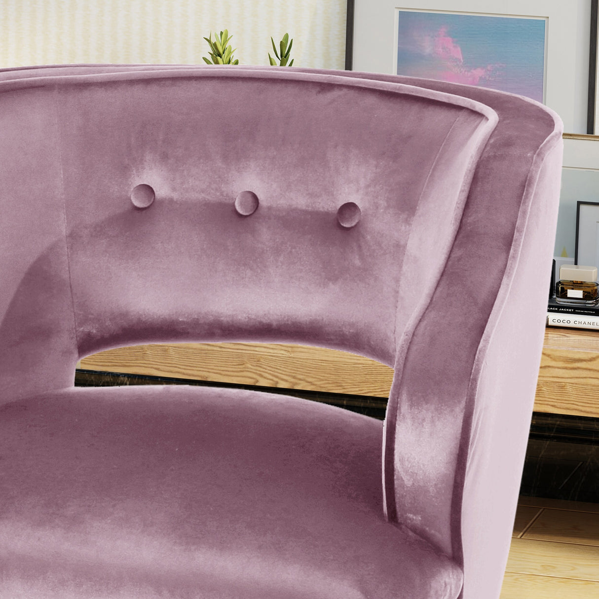 Mariposa Mid-century Velvet Accent Chair by Christopher Knight Home