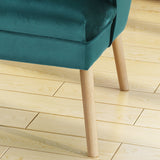 Mariposa Mid-century Velvet Accent Chair by Christopher Knight Home