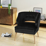 Mariposa Mid-century Velvet Accent Chair by Christopher Knight Home