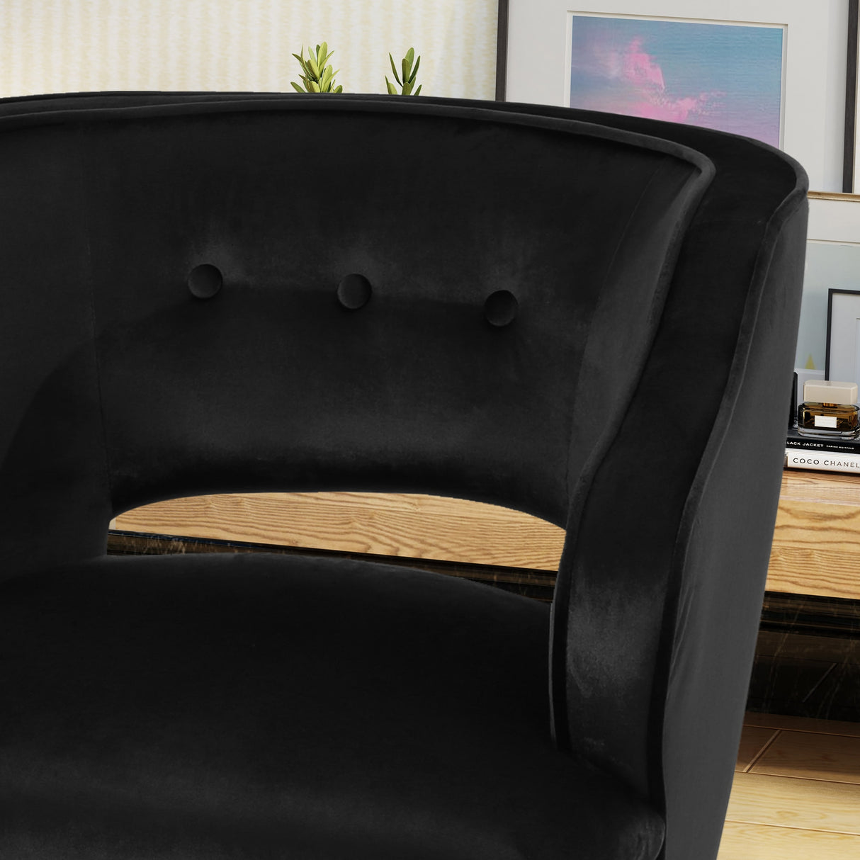 Mariposa Mid-century Velvet Accent Chair by Christopher Knight Home