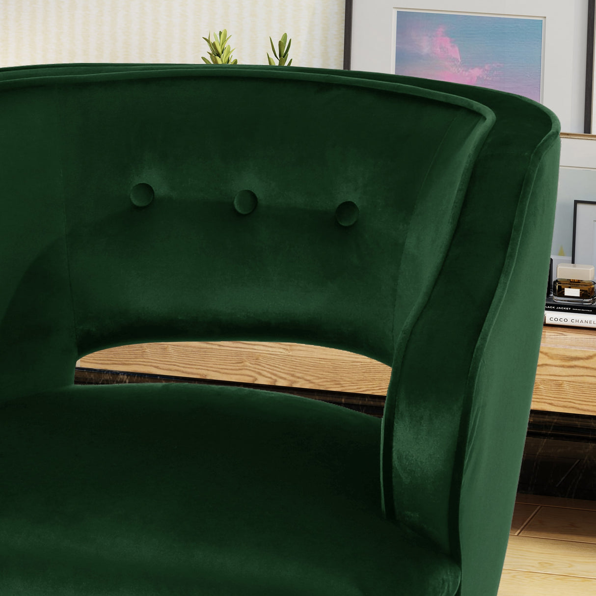 Mariposa Mid-century Velvet Accent Chair by Christopher Knight Home
