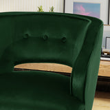 Mariposa Mid-century Velvet Accent Chair by Christopher Knight Home