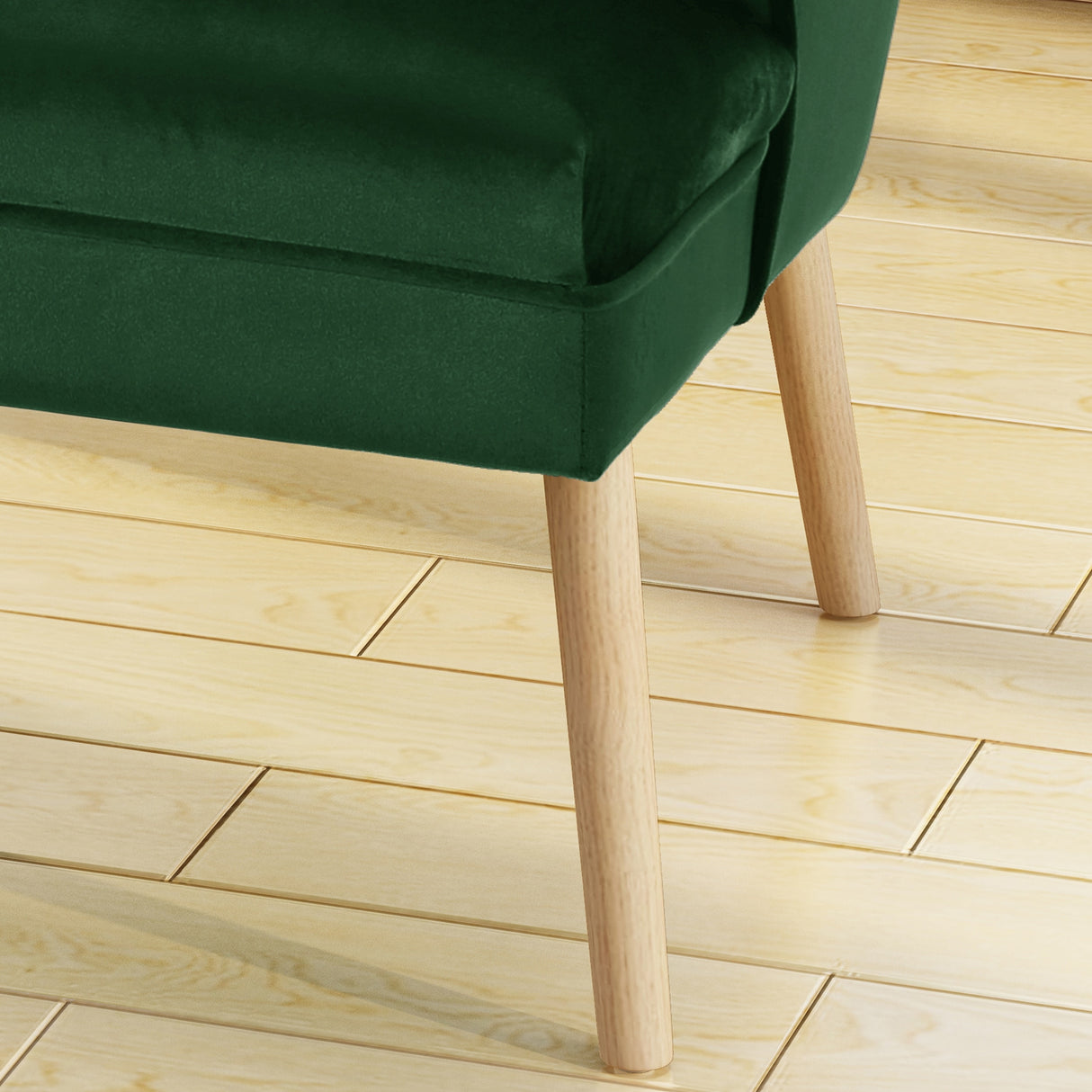 Mariposa Mid-century Velvet Accent Chair by Christopher Knight Home