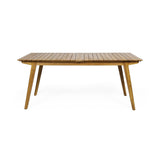 Mariposo Outdoor Rustic Acacia Wood Dining Table by Christopher Knight Home - 68.50" W x 31.50" D x 30.00" H