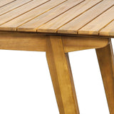 Mariposo Outdoor Rustic Acacia Wood Dining Table by Christopher Knight Home - 68.50" W x 31.50" D x 30.00" H
