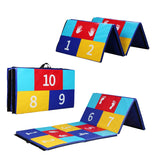 Zenova 4' x 10' x 2'' Folding Gymnastic Exercise Puzzle Play Mat