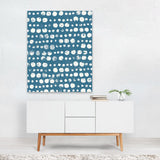 Mark Making Tile Pattern II Light Blue Illustrations Art Print/Poster