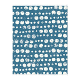 Mark Making Tile Pattern II Light Blue Illustrations Art Print/Poster