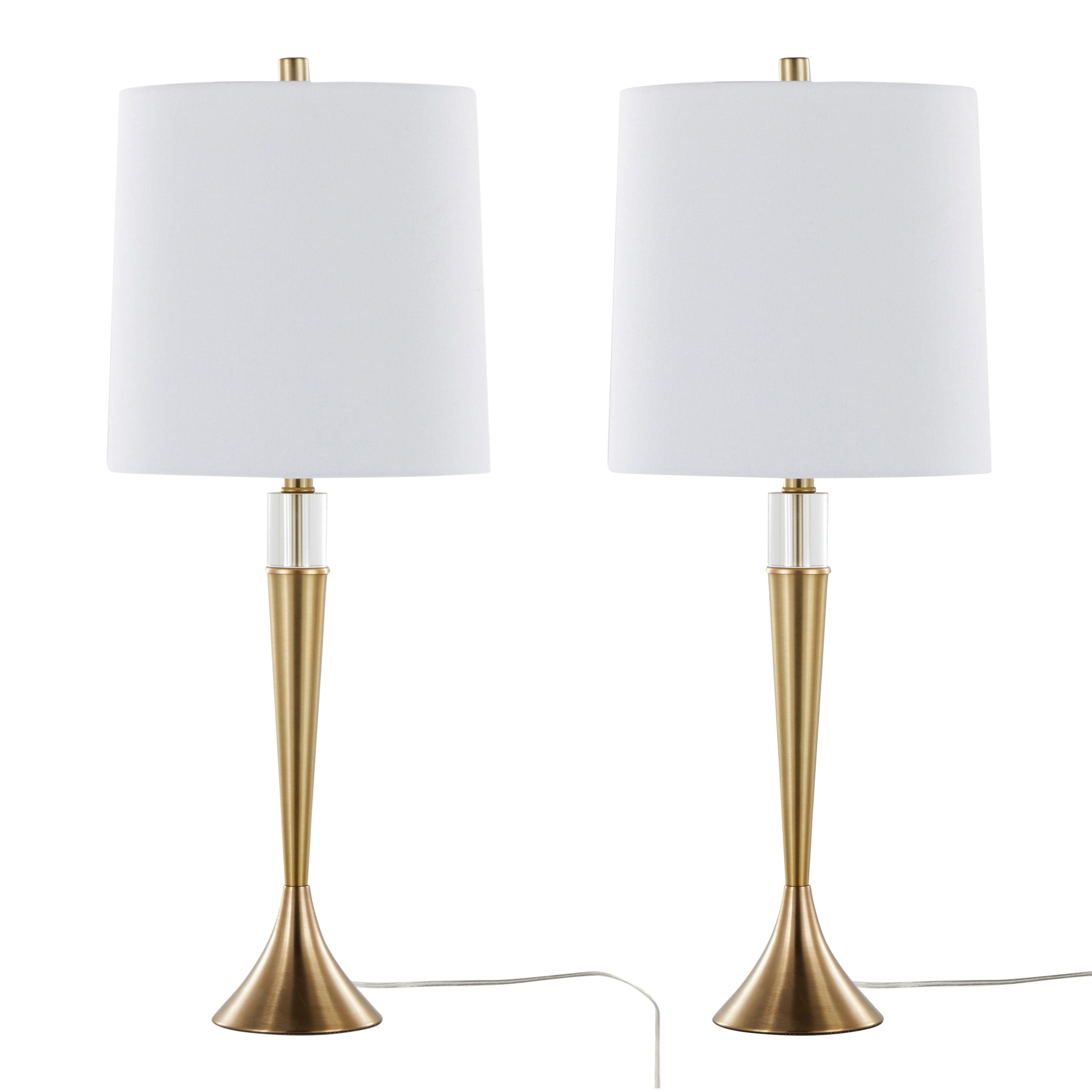 Overstock crystal table lamps cheap