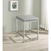 Marlee Upholstered Square Vanity Stool - N/A
