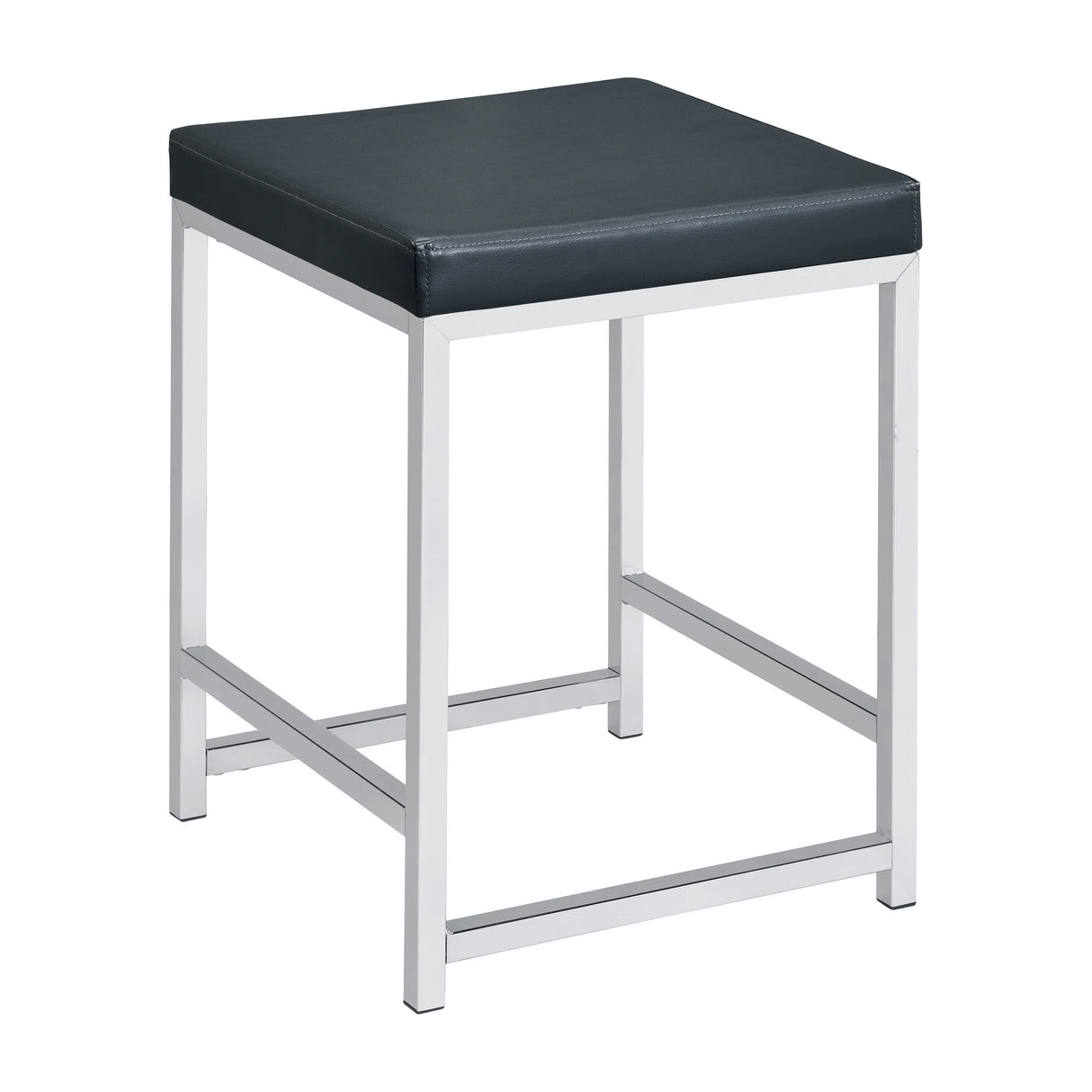 Marlee Upholstered Square Vanity Stool - N/A