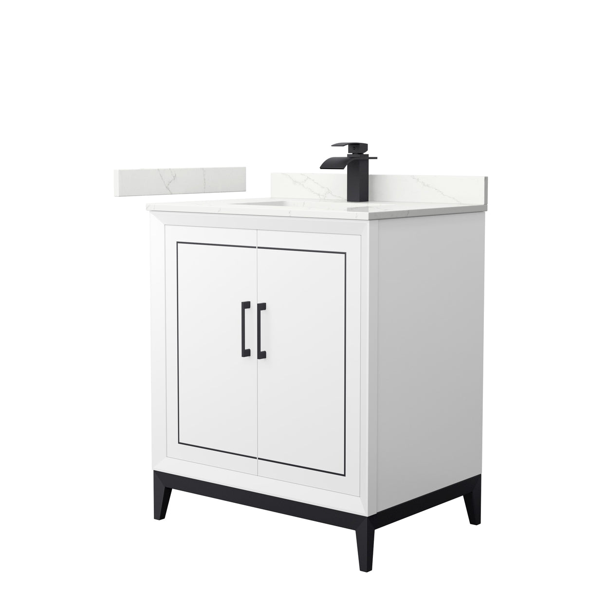 Marlena 30-inch Single Vanity, Quartz Top
