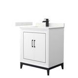 Marlena 30-inch Single Vanity, Quartz Top