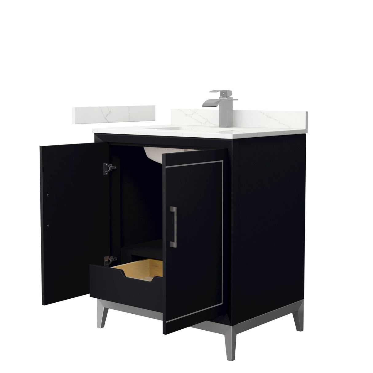 Marlena 30-inch Single Vanity, Quartz Top