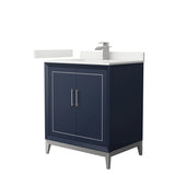 Marlena 30-inch Single Vanity, Quartz Top