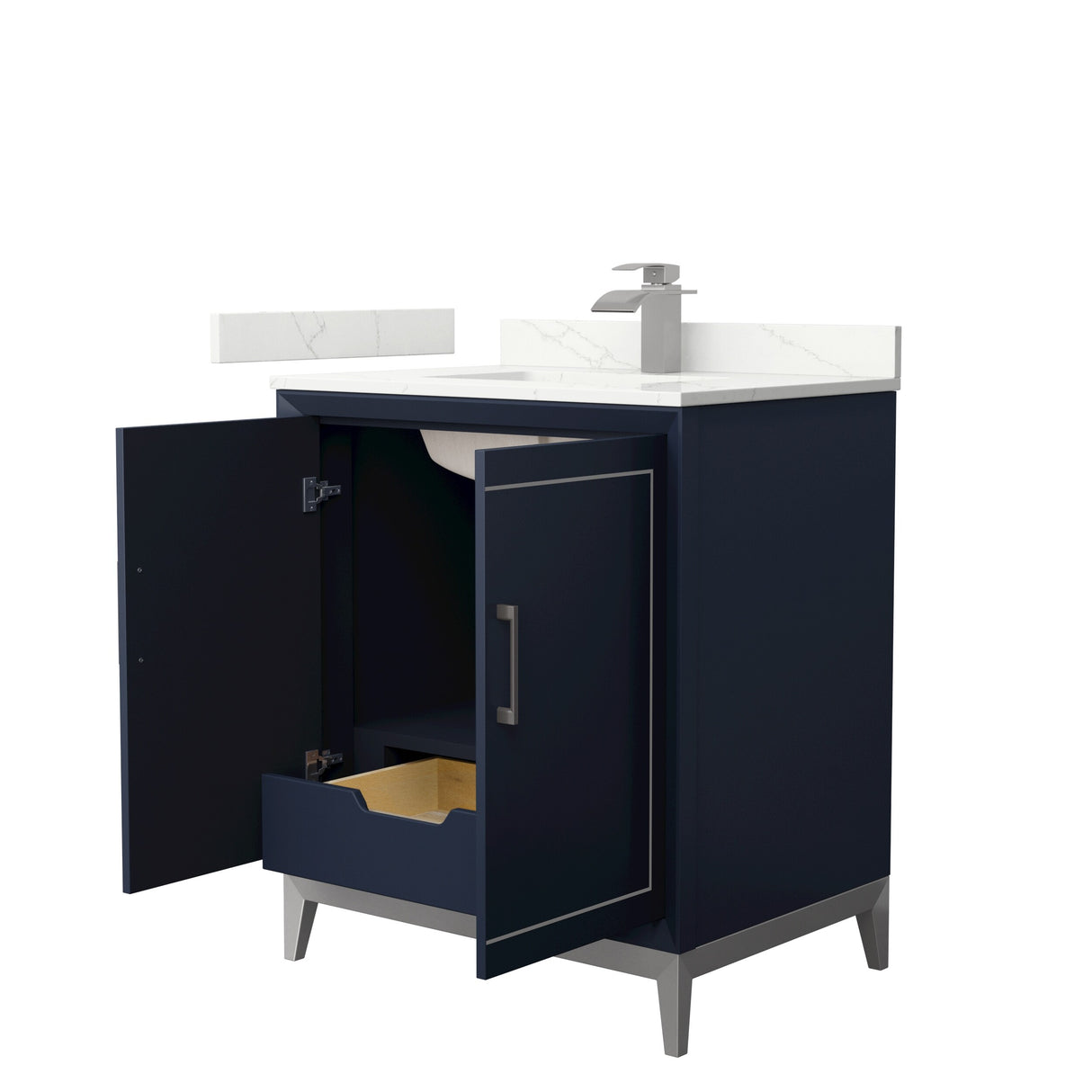 Marlena 30-inch Single Vanity, Quartz Top