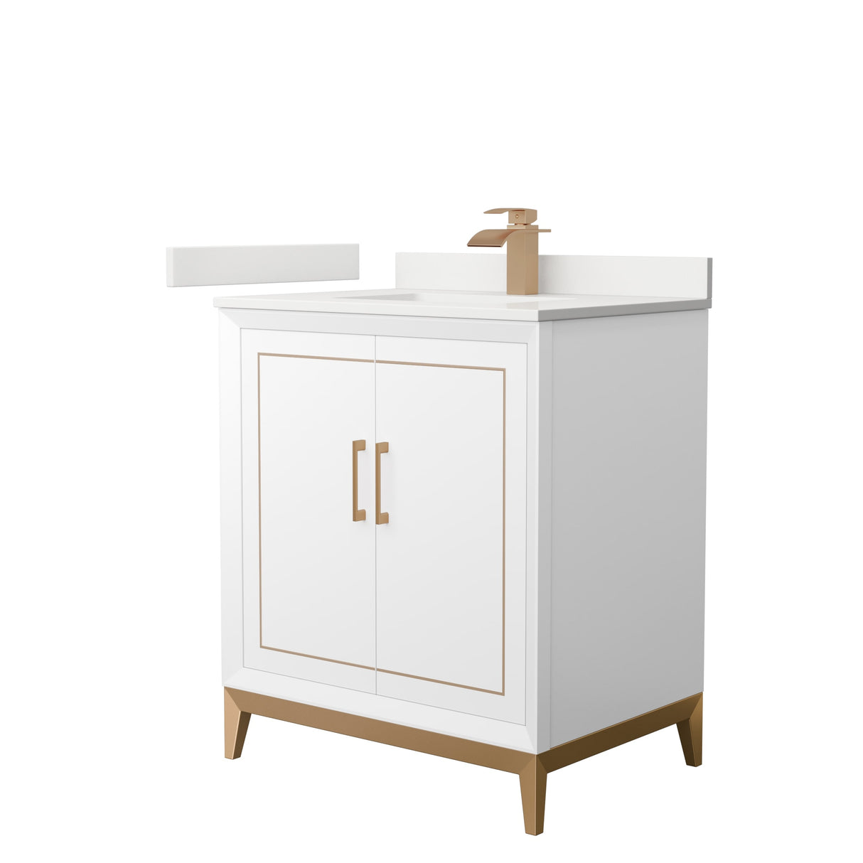 Marlena 30-inch Single Vanity, Quartz Top