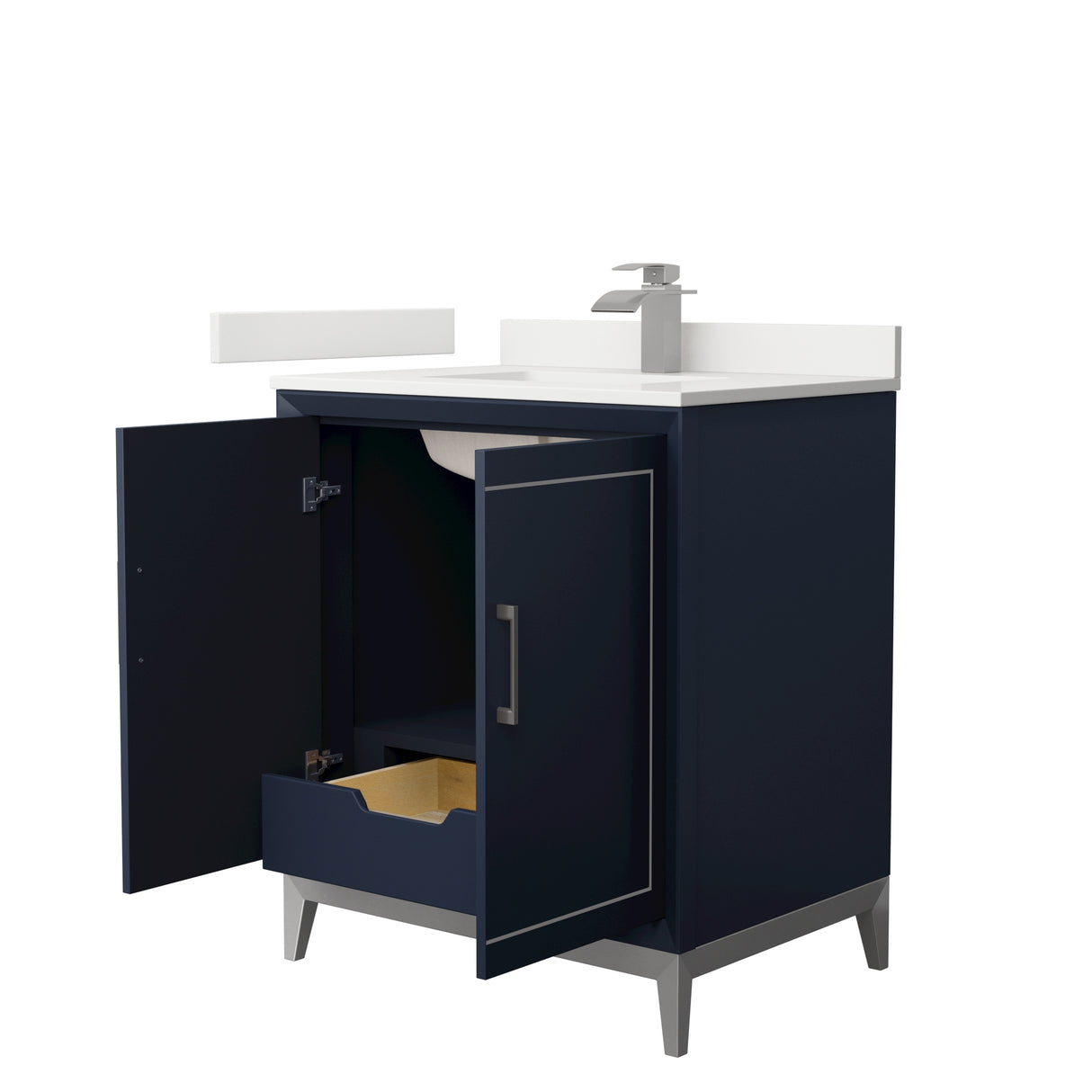Marlena 30-inch Single Vanity, Quartz Top