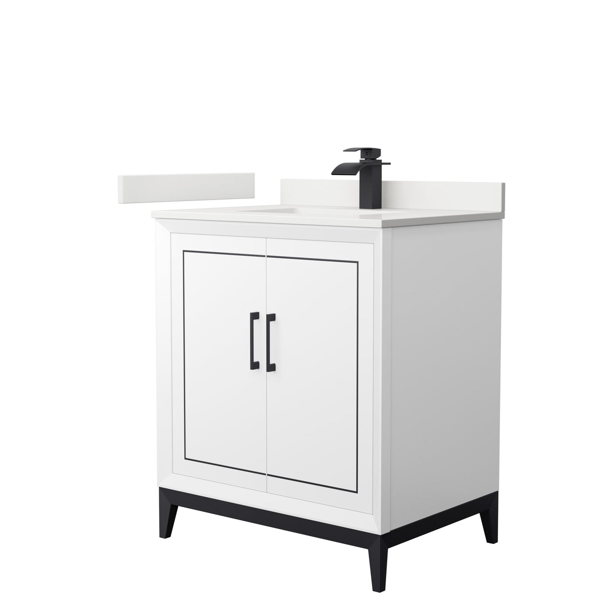 Marlena 30-inch Single Vanity, Quartz Top