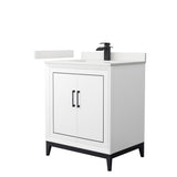 Marlena 30-inch Single Vanity, Quartz Top