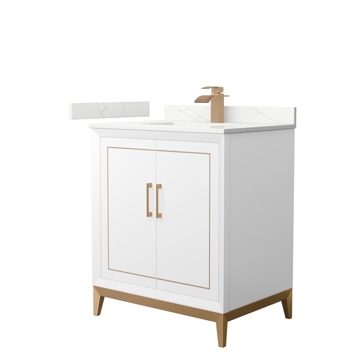 Marlena 30-inch Single Vanity, Quartz Top