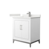 Marlena 30-inch Single Vanity, Quartz Top