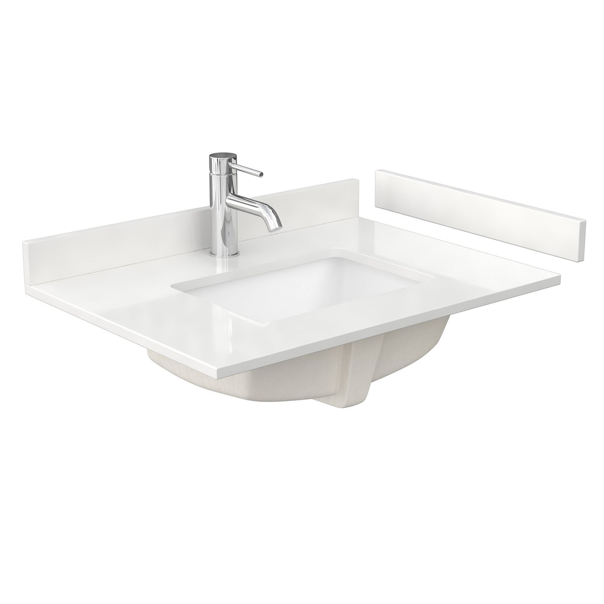 Marlena 30-inch Single Vanity, Quartz Top