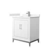 Marlena 30-inch Single Vanity, Quartz Top