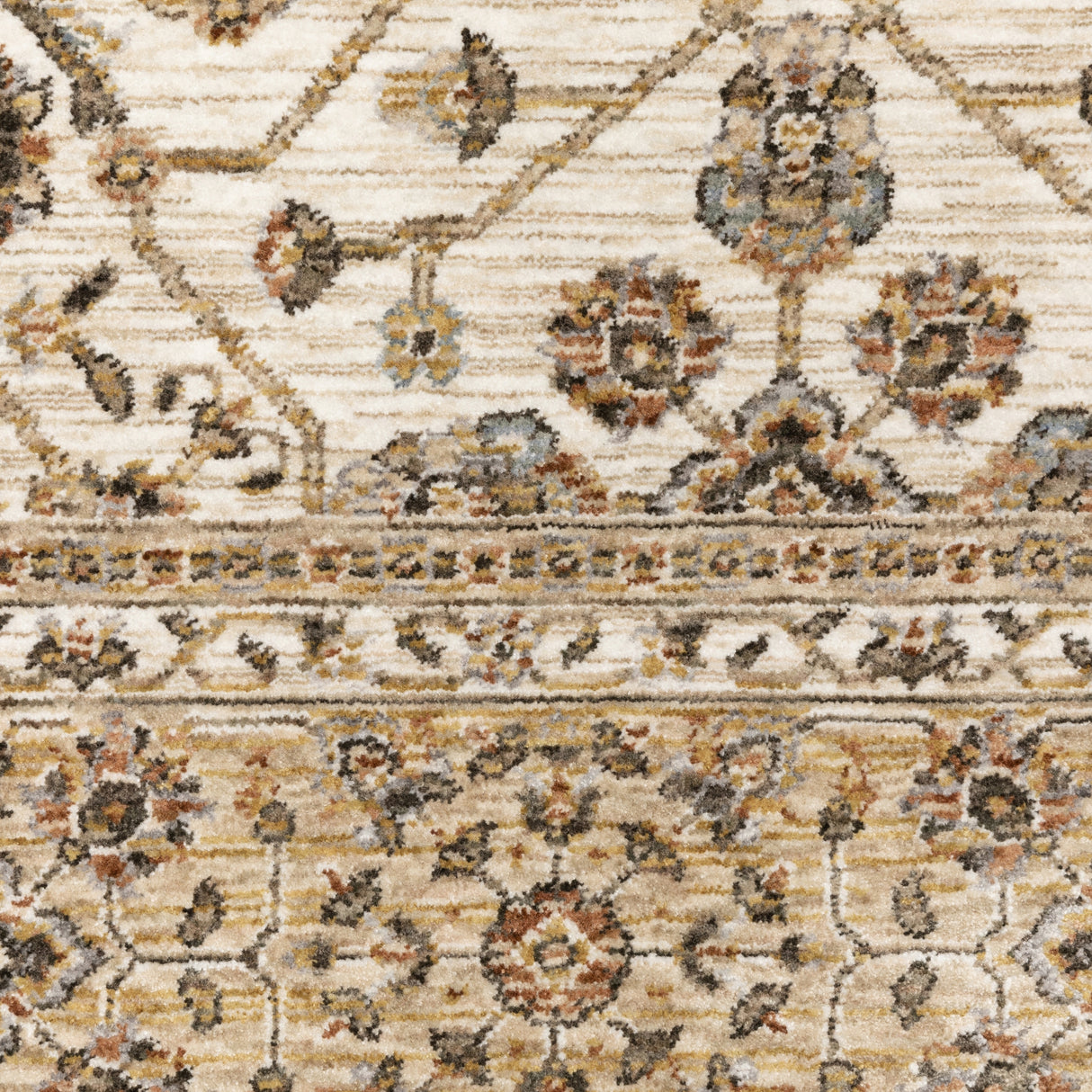 Style Haven Marley Bordered Traditional Fringed Area Rug