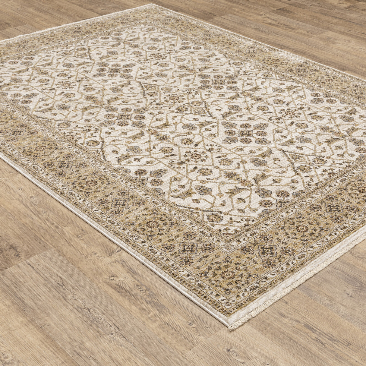 Style Haven Marley Bordered Traditional Fringed Area Rug