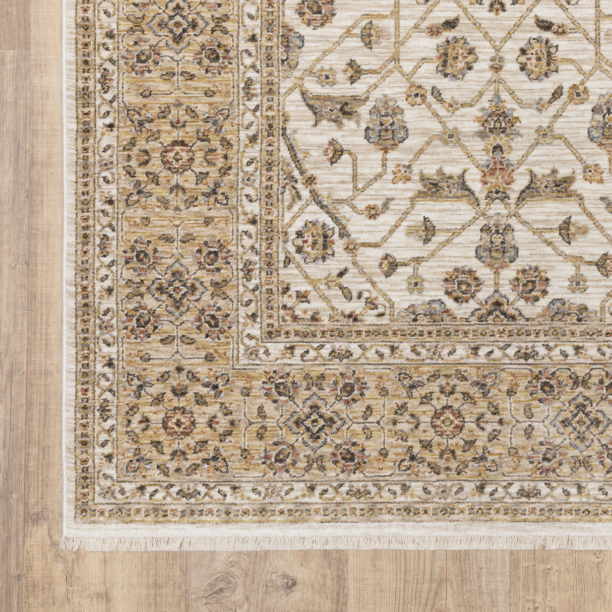 Style Haven Marley Bordered Traditional Fringed Area Rug