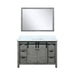Marsyas Bath Vanity, White Quartz Countertop and Mirrors