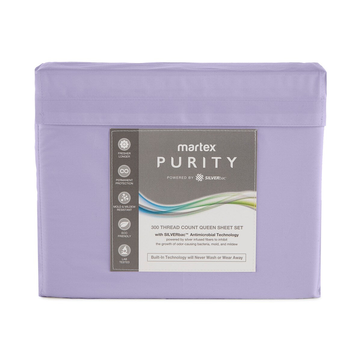 Martex Purity Antimicrobial Sheet Set with SILVERbac