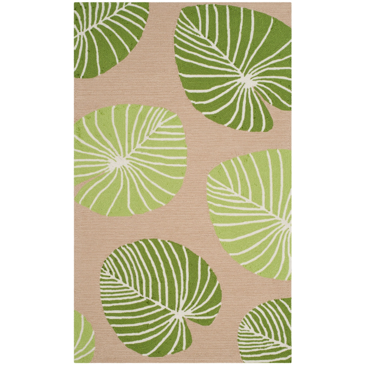 Martha Stewart by SAFAVIEH Hand-hooked Lily Pad Rug