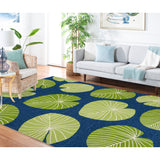 Martha Stewart by SAFAVIEH Hand-hooked Lily Pad Rug