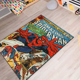 Licensed Disney Marvel Spider-Man Classic Comic Book Youth Area Rug - 4'6"x6'6"