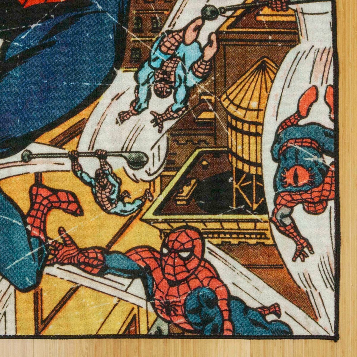 Licensed Disney Marvel Spider-Man Classic Comic Book Youth Area Rug - 4'6"x6'6"