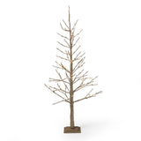 Maryland 5-foot Pre-Lit 186 Warm White LED Artificial Christmas Twig Tree by Christopher Knight Home