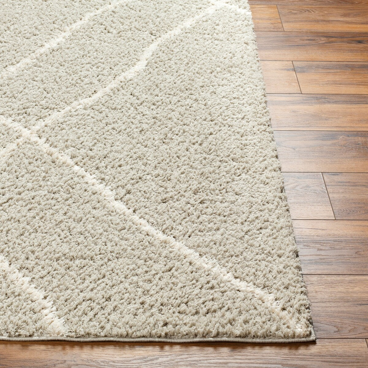 Maryland Shag Diamond Moroccan Area Rug