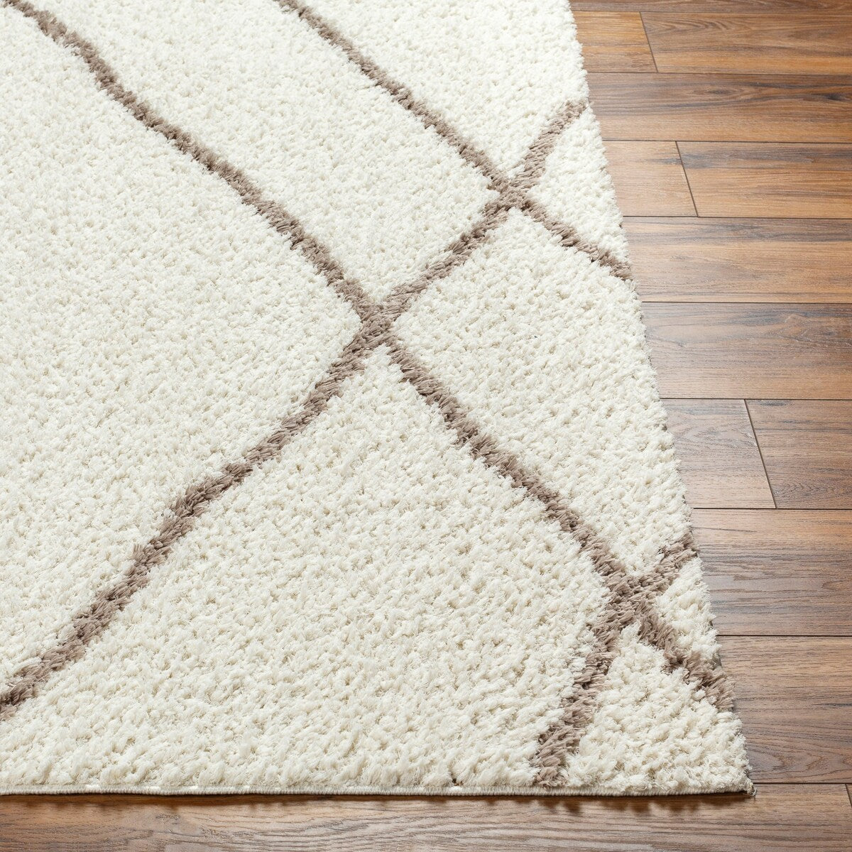 Maryland Shag Diamond Moroccan Area Rug