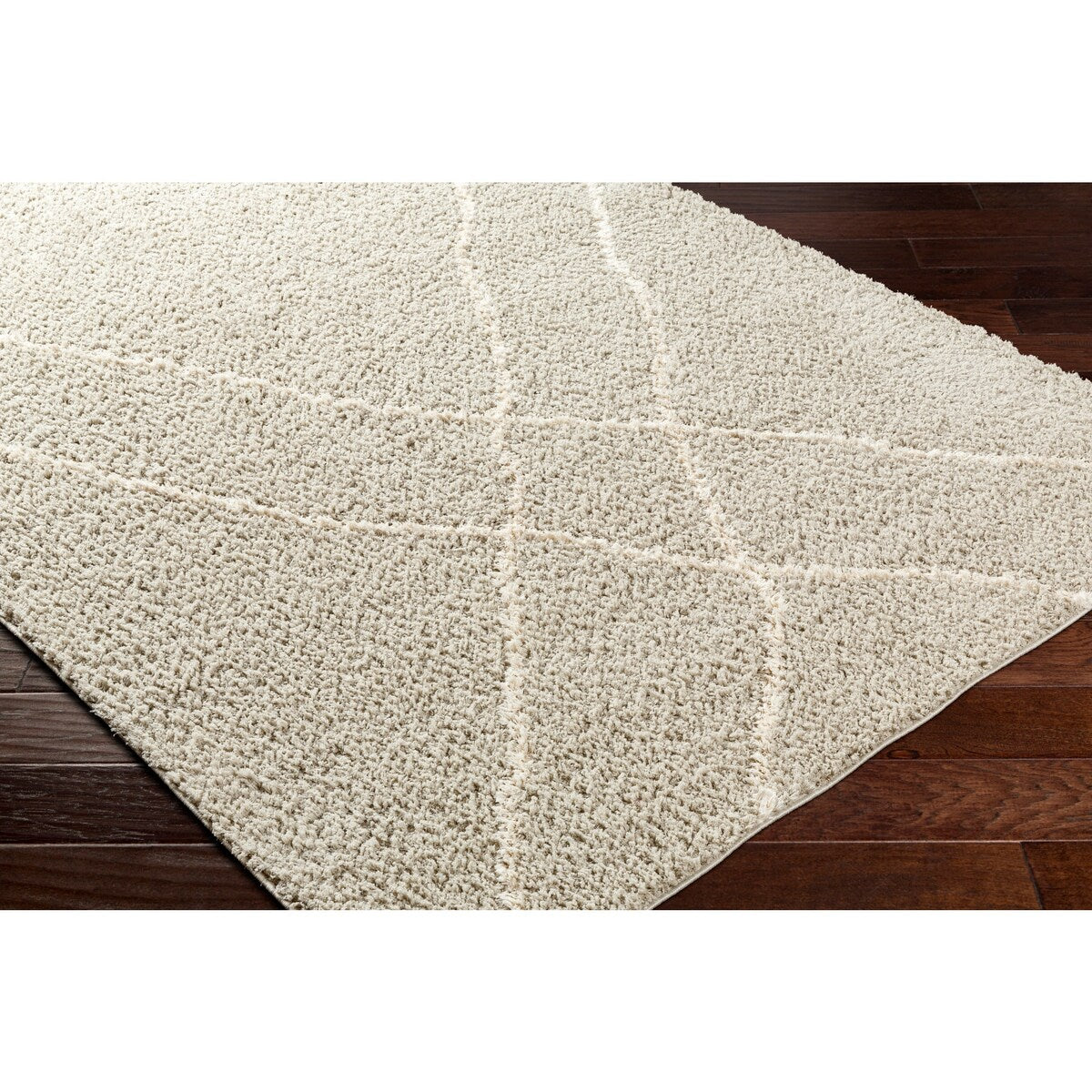 Maryland Shag Diamond Moroccan Area Rug