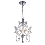 Masalia 1-Light 13-Inch Chrome Mini Chandelier