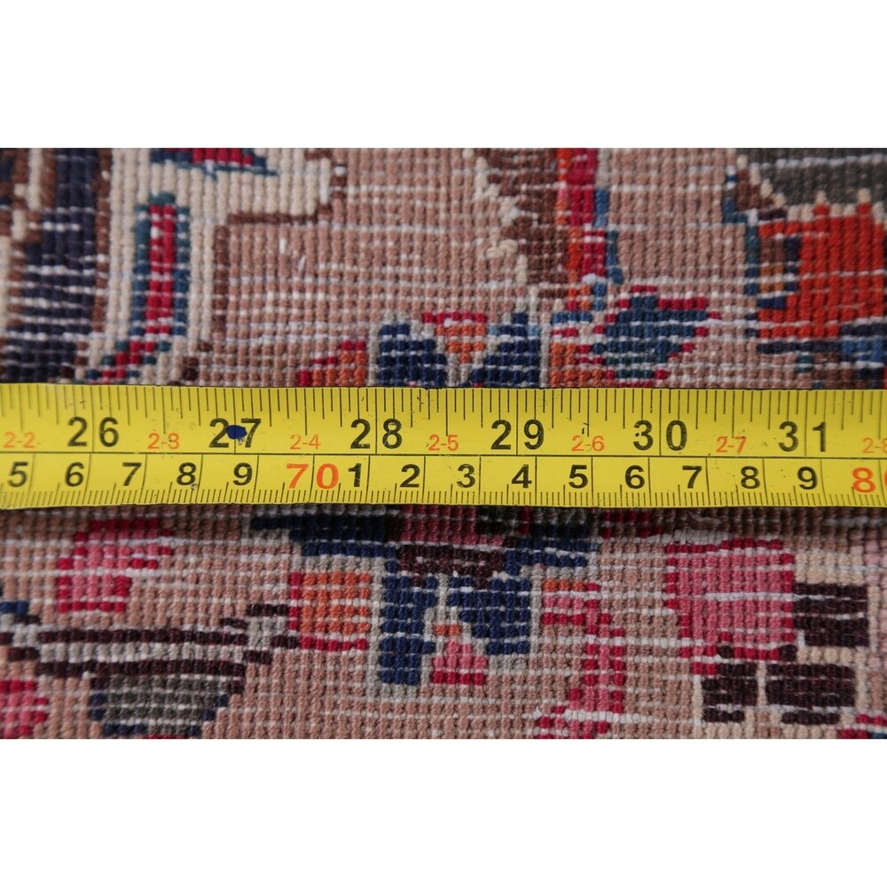 Mashad Floral Hand-Knotted Wool Persian Oriental Area Rug - 12'2" x 9'6"