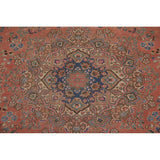 Mashad Persian Vintage Area Rug Handmade Wool Carpet - 9'6" x 12'8"