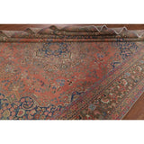 Mashad Persian Vintage Area Rug Handmade Wool Carpet - 9'6" x 12'8"
